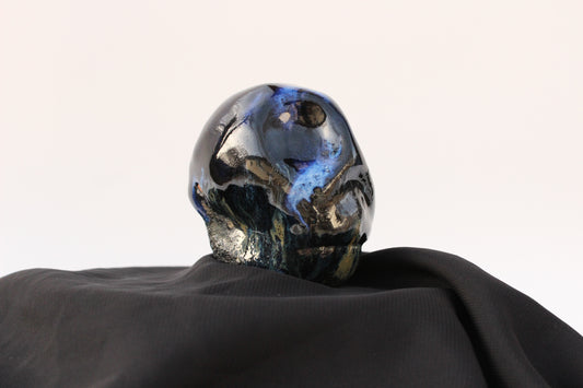 galaxy skull vase